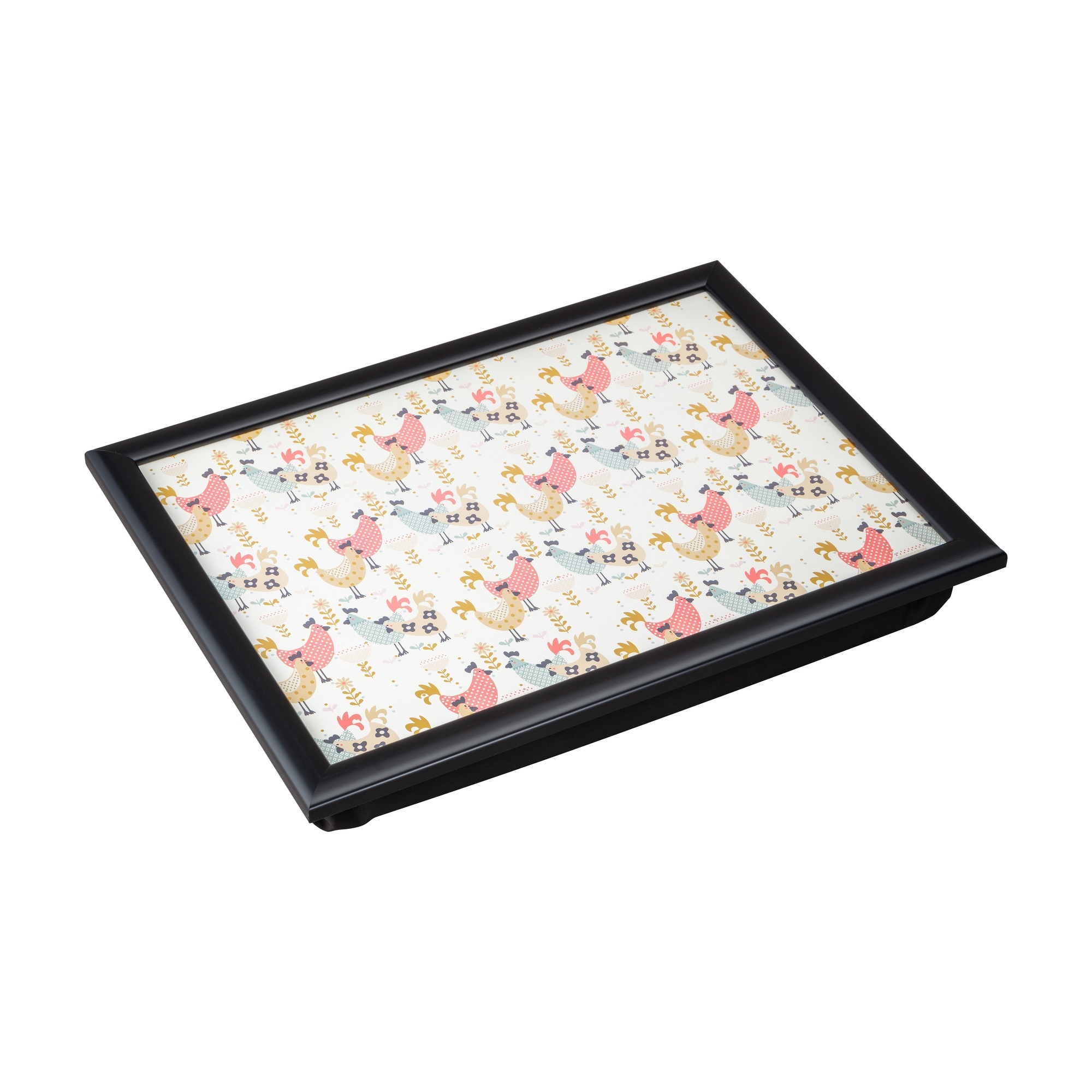 Product photograph of Denby Hens Laptray With Black Edge from Denby Retail Ltd